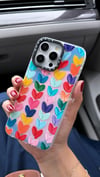 Sparkle İphone Telefon Kılıfı Renkli Kalp
