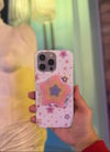 Star Yıldız Desenli Magsafe Popsocketli İphone Telefon Kılıfı