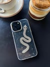 Taşlı Snake İphone Telefon Kılıfı 