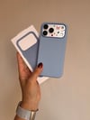 Tech Dokuma İPhone Telefon Kılıfı Buzul Mavi