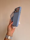 Tech Dokuma İPhone Telefon Kılıfı Buzul Mavi