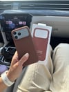 Tech Dokuma İPhone Telefon Kılıfı Kahverengi