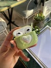 Yeşil Kalpli Silikon Airpods Kılıfı