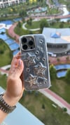 Yıldız İphone Telefon Kılıfı Gümüş