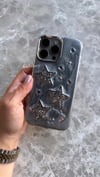 Yıldız İphone Telefon Kılıfı Gümüş