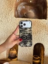 Zebra Hologram İPhone Telefon Kılıfı Siyah