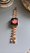 Zigzag Metal Kordon Rose
