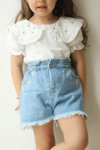 Bluz Denim Şortlu Takım