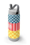 Coral High Çok Renkli Dama Çizgi Puantiye Desenli Katlanır Ağızlıklı Çelik Termos 650 ml 38304