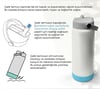 Coral High Dondurma Desenli Pipetli ve Direkt İçim Çelik Termos 900 ml 38741 