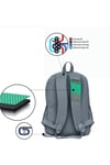 Coral High Kids Gri Siyah Yarasa Desenli 3'lü Okul Çanta Seti SET0133244 Adet