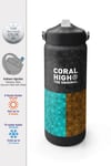 Coral High Kids High Craft Desenli Pipetli ve Direkt İçim Çelik Termos 500 ml 38316