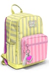 Coral High Pembe Sarı Çizgi Desenli 3'lü Okul Çanta Seti SET0133223 