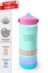 Coral High Renkli Desenli Katlanır Ağızlıklı Çelik Termos 650 ml 38372 Adet