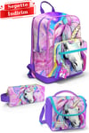 Coral High Unicorn Desenli 3'lü Okul Çanta Seti SET0123634 