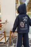 Erkek Çocuk  3 İplik Kapüşonlu Takım