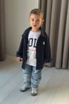 Erkek Çocuk 3 Parça Tshirt Ceket Jean Laci Takım