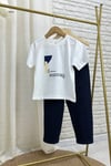 Erkek Çocuk 3'lü Tshirt Dahil Diogonal Laci Takım Takım