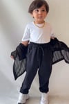 Erkek Çocuk 3'lü Tshirt Dahil Modal Siyah Takım