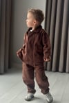 Erkek Çocuk Denim Kahve Takım