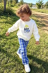 Erkek Çocuk Gabardin Pantolonlu Araba Baskı  Takım