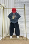 Erkek Çocuk Laciel  Animal Anrasit Tshirt