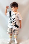Erkek Çocuk Teddy Gabardin Şortlu Takım