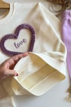 Kız Çocuk 3 İplik Love Lila Takım