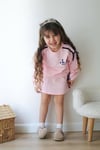 Kız Çocuk Best Pembe Etekli Takım 