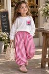 Kız Çocuk Gabardin Pantolon Takım