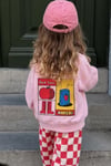 Kız Çocuk Gabardin Pantolonlu Pembe  Red Favs  Takım