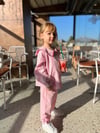 Kız Çocuk Laciel Dokuma Gömlek Pembe Takım