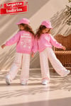 Kız Çocuk Little Pembe 3 İplik Takım