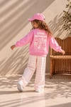 Kız Çocuk Little Pembe 3 İplik Takım