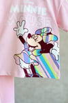 Kız Çocuk Minnie Mouse Taytlı Takım