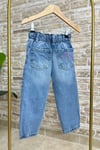 Kız Çocuk Nakışlı Hello Kity Jean Pantolon