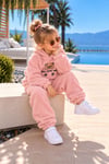 Kız Çocuk Peluş Ayıcıklı Pudra Takım