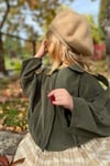 Kız Çocuk Süet Görünümlü Bomber Ceket 