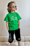 Lacoste Yeşil Siyah Şortlu Takım