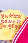 Unisex 3 İplik Butter  Kırmızı Sarı Takım