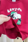 Unisex 3 İplik Peanuts Kırmızı  Takım
