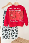 Unisex 3 İplik Red Berry Tiger Takım