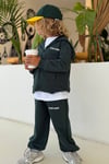 Unisex 3 İplik Stay Kind Kapüşonlu Yeşil Takım