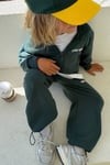 Unisex 3 İplik Stay Kind Kapüşonlu Yeşil Takım