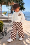 Unisex 88 Baskı Kahve İkili Takım