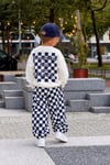 Unisex 88 Baskı Lacivert İkili Takım