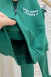 Unisex Balıkçı Yaka  Lucky  Baskılı 3 İplik Takım