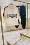 Unisex Balıkçı Yaka Nostalgia Yeşil 3 İplik Takım