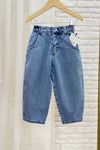 Unisex Baloon Buz MaviJean Pantolon