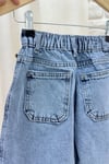 Unisex Baloon Buz MaviJean Pantolon